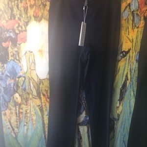 Eileen Fischer crepe pants blue/black & navy